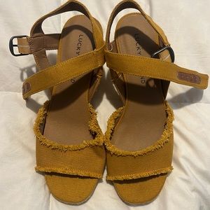 Lucky Brand wedges.